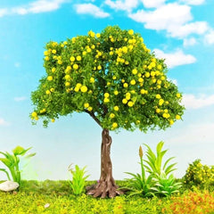 10cm Model Tree Succulent Mini Landscape Decor Plastic Fruit Tree 07FC0E-D4 - KOEEK