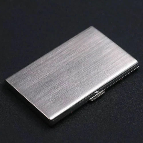 Hot EDC Ultra Thin & Long Cigarette Box Stainless Steel Can Hold 10PCs 07FC0E-D4 - KOEEK