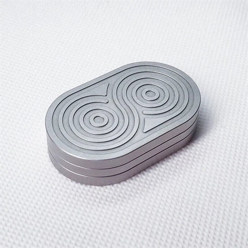 Stainless Steel Fidget Slider Haptic EDC Fidget Spinner Toy Stress Relief Toys 07FC0E-D4 - KOEEK