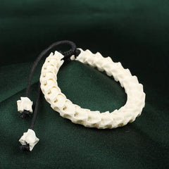 Natural  Snake Spine Bone Skeleton Vertebrata Bracelet Jewelry 07FC0E-D4 - KOEEK