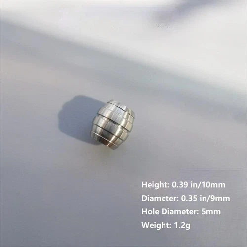 Titanium Knife Lanyard Bead Paracord Necklace Pendant Bracelet Making EDC Beads 07FC0E-D4 - KOEEK