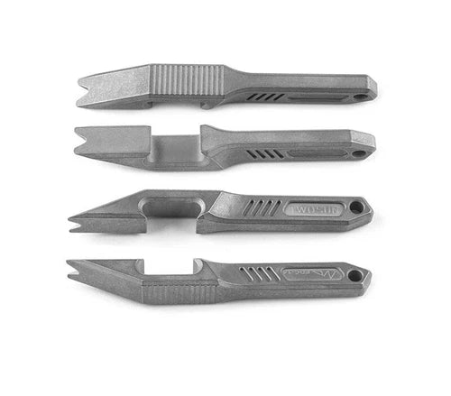 CNC TC4 Pry Bar Crowbar EDC Bottle Opener Cutter Pocket Outdoor Multi Tools 07FC0E-D4 - KOEEK