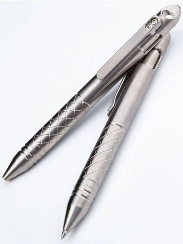 Titanium Pocket Ball Pen Office Signature Writing Pen Outdoor EDC Portable Pen 07FC0E-D4 - KOEEK