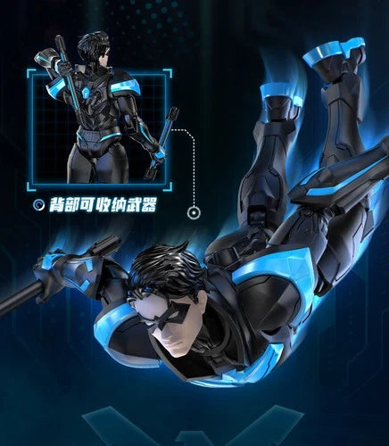 Official BLOKEES DC Heroes Champion Class Nightwing 1/12 Articulated Figure BLOKEES - KOEEK