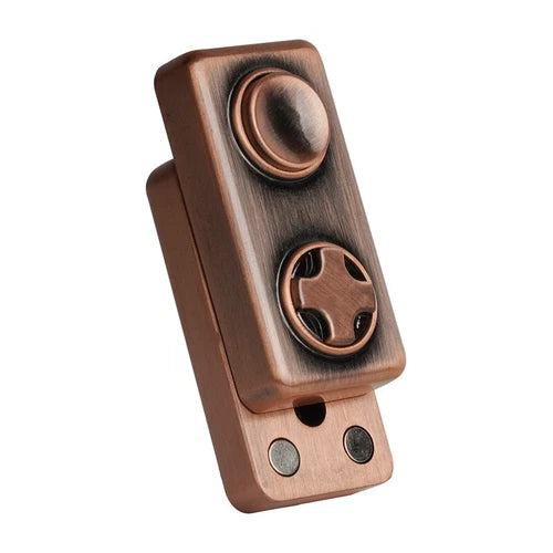 1PC Zinc Alloy Slider EDC Handle Push Card Hand Fidget Toy Decompression Toy 07FC0E-D4 - KOEEK