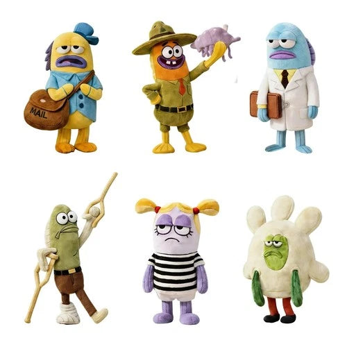 Authentic GONG Bikini Bottom Buddies Series 2 Blind Box Plush Keychain Figures 07FC0E-D4 - KOEEK