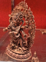 15CM 6 Arms Mahakala Buddha Copper Statue Home Design Collection 07FC0E-D4 - KOEEK