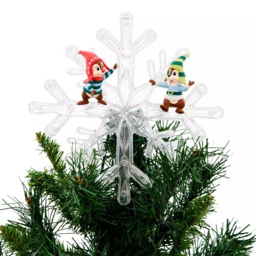2024 Disney CHIPMUNKS Chip 'n Dale Light-Up Holiday Christmas TREE TOPPER C1 DISNEY - KOEEK