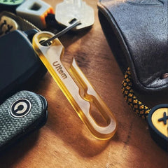 EDC Ultem PEI Key ring Keychain Car Pendant EDC Outdoor Tool 07FC0E-D4 - KOEEK