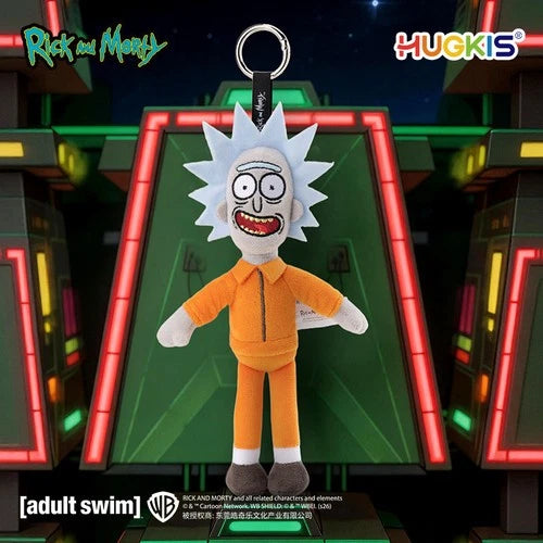 ！ HUGKIS Rick and Morty Prison Outfit Plush Keychain Bag Charm Gift HUGKIS - KOEEK