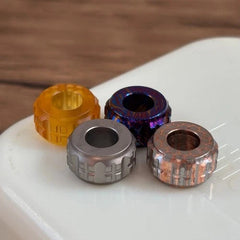 PEI Titanium Lanyard Bead EDC Necklace Paracord Pendant Bracelet Making Bead 07FC0E-D4 - KOEEK
