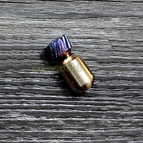TITNAER Titanium + Brass Key Parachute Cord Knife Bead Pendant Lanyard DIY EDC 07FC0E-D4 - KOEEK
