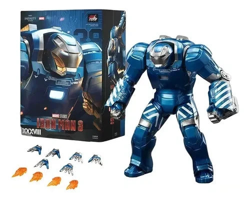 ZD Toys Marvel Iron Man Mark 38 MK38 1/10 Scale 7" Action Figure Model Collector MARVEL - KOEEK