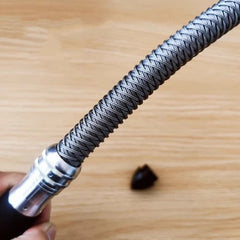 Handmade 304 Stainless Steel Steel Whip Horse Bull Whip Cowboy Horsewhip Toy 07FC0E-D4 - KOEEK