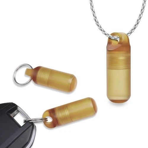 PEI Ultem Pill Case Holder Organizer Box Container Waterproof Portable Keychain 07FC0E-D4 - KOEEK