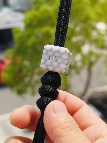 1PC EDC Resin Knife Lanyard Bead Paracord Pendant Charm DIY Bracelet Making Bead 07FC0E-D4 - KOEEK