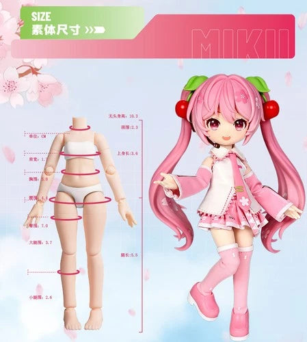 Blokees Wonderful Encounter Hatsune Miku Sakura Miku Articulated Figure 07FC0E-D4 - KOEEK