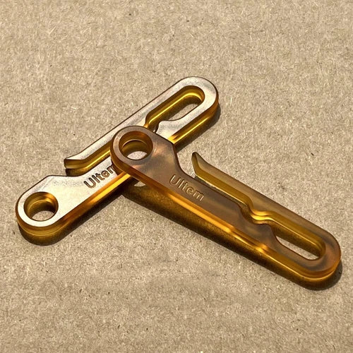 EDC CNC PEI Creative Keychain Belt Hanging Simple Fashion Keyring Pendant Tool 07FC0E-D4 - KOEEK