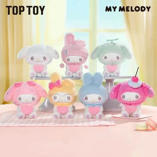 TOPTOY Sanrio My Melody 50th Anniversary Milk Candy Series Plush Blind Box Gift 07FC0E-D4 - KOEEK