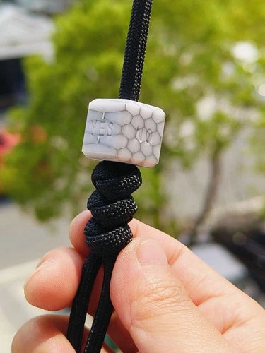 1PC EDC Resin Knife Lanyard Bead Paracord Pendant Charm DIY Bracelet Making Bead 07FC0E-D4 - KOEEK