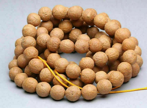 108  14mm Tibetan Buddhist Bodhi Prayer Pearl Mala Necklace - 07FC0E-D4 - KOEEK