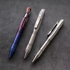 1PC Titanium Ballpoint Pen EDC Pocket Pen Office Business Writing Signature Gift 07FC0E-D4 - KOEEK