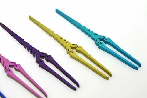 1pcs Titanium Alloy Tweezer Maintenance Anti-magnetic Static Clips EDC Tool Gift 07FC0E-D4 - KOEEK