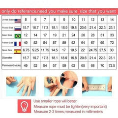 1 PC Men's Women's Stainless Steel Zircon Diamond Ring Finger Ring, 6#-12# 07FC0E-D4 - KOEEK