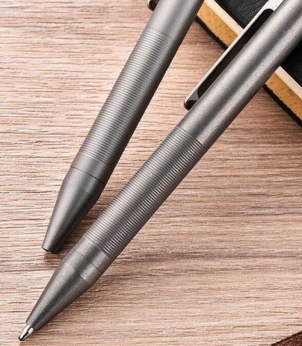 Titanium Alloy Pocket Signature Office Ball Pen Portable Outdoor Record EDC Pen 07FC0E-D4 - KOEEK
