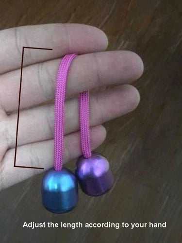 Titanium Alloy EDC Paracord Bead Necklace Bracelet Pendants Finger Begleri Toys 07FC0E-D4 - KOEEK