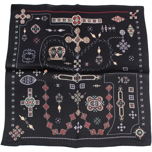 Pure Mulberry Silk Square Scarf For Hair Women Men Natural Silk Neckerchief 07FC0E-D4 - KOEEK