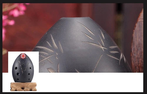 8 Holes Ocarina Clay Xun Musical Instrument for Children Beginner Gift 07FC0E-D4 - KOEEK