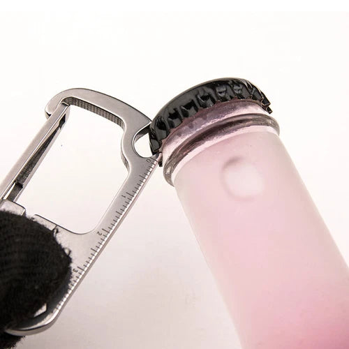 Outdoor EDC Multi Tools Waist Hanging Carabiner Creative Portable Keychain 07FC0E-D4 - KOEEK