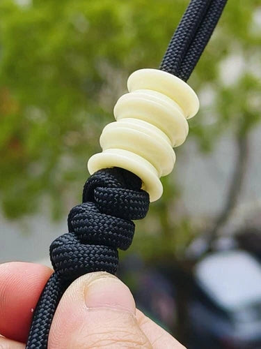 Resin Knife Lanyard Bead Necklace Paracord Pendant Bracelet Making Charm DIY 07FC0E-D4 - KOEEK