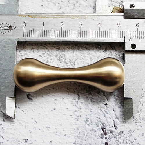 Hot Solid Brass EDC Begleri Unzip Toys Knucklebone Turn Bone Finger Dumbbell 07FC0E-D4 - KOEEK