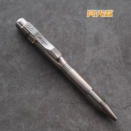 1PC Titanium Ballpoint Pen EDC Pocket Pen Office Business Writing Signature Gift 07FC0E-D4 - KOEEK