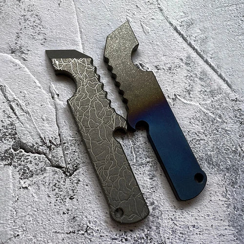 Hot Titanium Alloy Keychain Pry Bar Pendant Tool Crowbar Opener Outdoor Multi 07FC0E-D4 - KOEEK