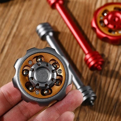 Metal Fidget Spinner Aluminium Alloy Spinning Top Tip Stress Relief EDC Toy 07FC0E-D4 - KOEEK