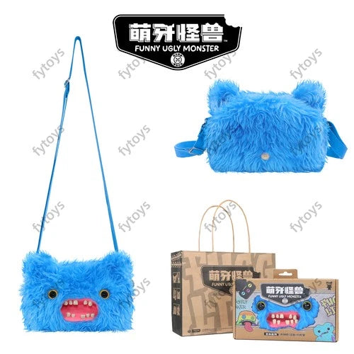 【Authentic】 Fuggler Funny Ugly Monster Crossbody Bag Plush Toy Big Head Series FUGGLER - KOEEK