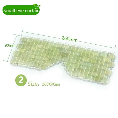 Sleep Eye Mask Massager Therapy Jade Stone Anti Aging Shade Cover Relaxation 07FC0E-D4 - KOEEK