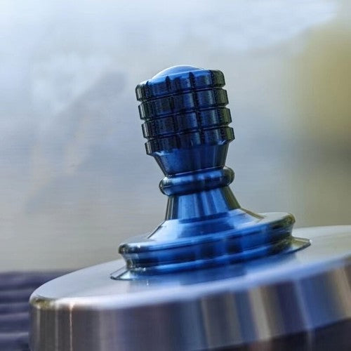 Titanium Stainless Steel Spinning Top Finger Spinner ceramic Bead Fidget EDC Toy 07FC0E-D4 - KOEEK