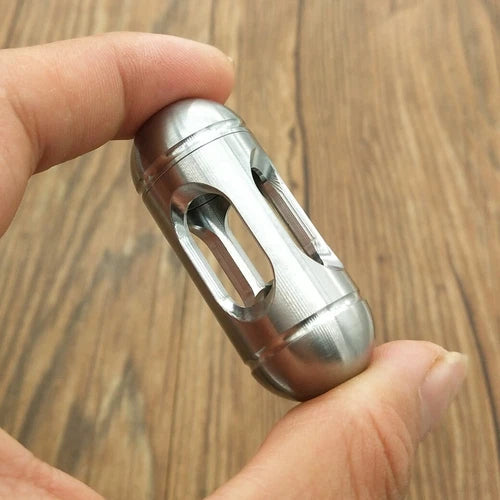 Stainless Steel Metal Decompression Toy EDC Carry Boring Toys Play Tool 07FC0E-D4 - KOEEK