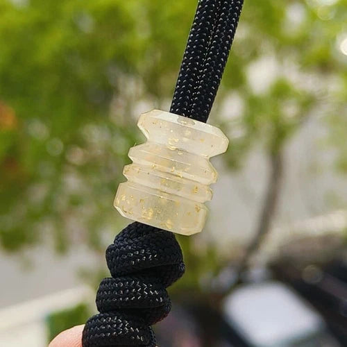 Glow in the Dark Resin Knife Lanyard Bead Necklace Paracord Pendant Charm DIY 07FC0E-D4 - KOEEK