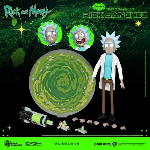 Beast Kingdom Rick and Morty Rick Sanchez Action Figure In Stock BEAST_KINGDOM - KOEEK