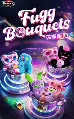 Authentic Fuggler Fugg Bouquets Funny-Ugly Monster Toy Collectible Set 07FC0E-D4 - KOEEK