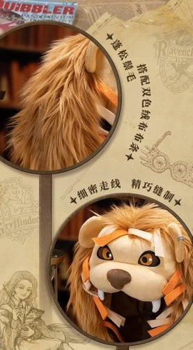 GONG Harry Potter Luna Lovegood Lion Head Hat Plush Accessory 07FC0E-D4 - KOEEK