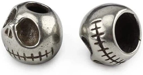 Pumpkin Lanyard Bead Skull Paracord Knife Beads Solid Brass EDC Pendant Tool 07FC0E-D4 - KOEEK