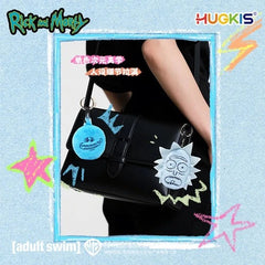 HUGKIS Rick and Morty Monochrome Universe Rick Plush Keychain Doll Gift 07FC0E-D4 - KOEEK