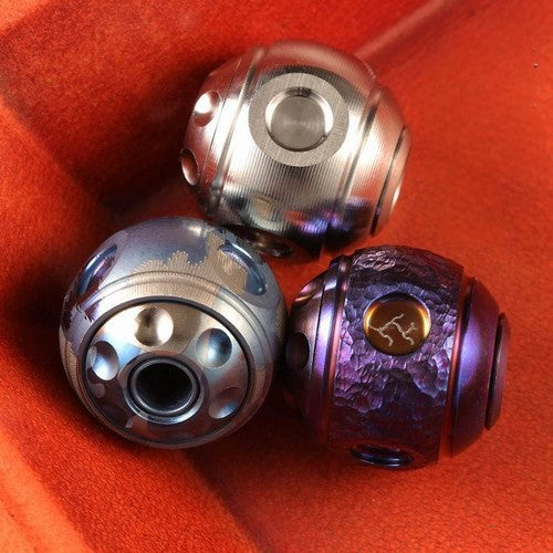 Titanium Knife Lanyard Bead Paracord Necklace Pendant Fidget Spinner EDC Charm 07FC0E-D4 - KOEEK