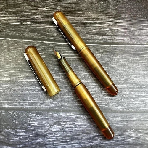 Ultem PEI Titanium Alloy Fountain Pen 0.5mm Schmidt Nib Pocket Signature Pen EDC 07FC0E-D4 - KOEEK
